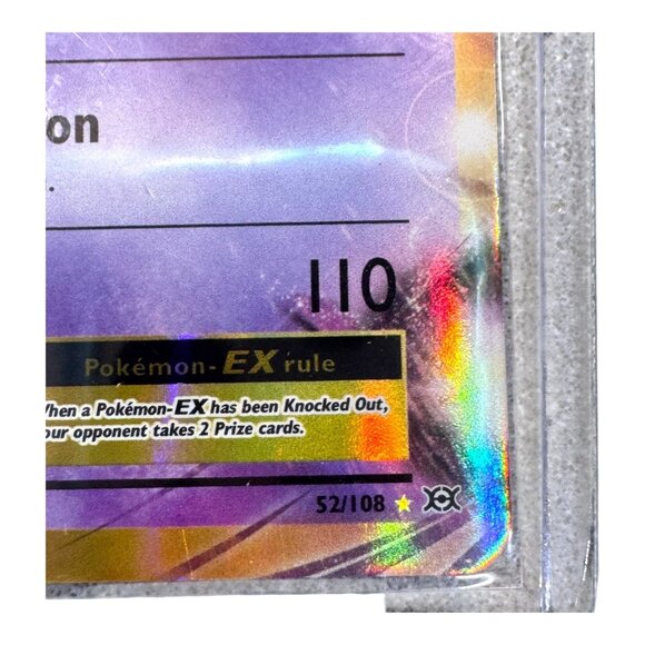 Rare Mewtwo Ex Pokemon Trading Card 180 Hp Holographic Collectible Gaming Treasu - Picture 4 of 5